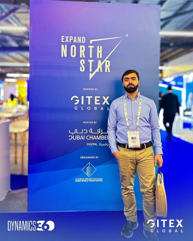 Dynamics 360 CEO Zaid Tariq at GITEX Global 2024, Dubai World Trade Centre